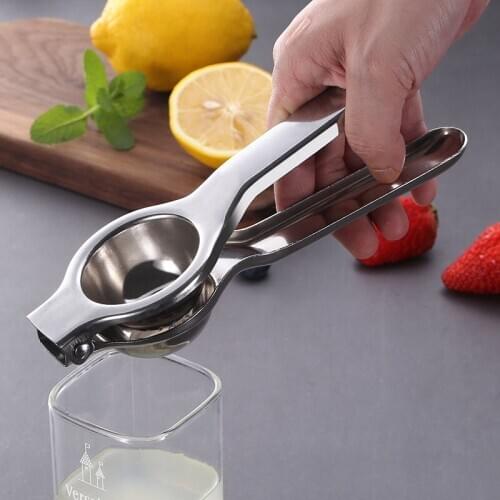 1Pc Manual Juicer Stainless Steel Orange Hand Squeezer Pressure Lemon Citrus Fruit Press Machine Household Kitchen Accessories