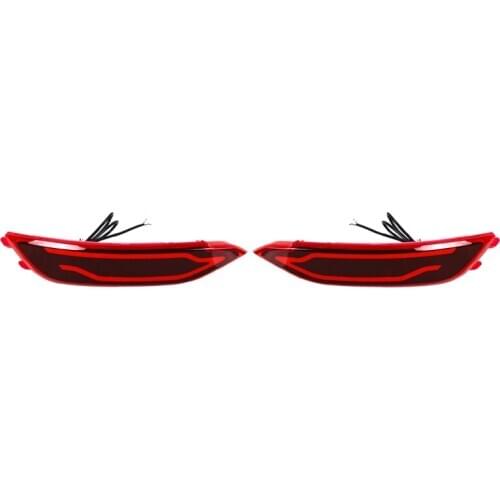 2Pcs for Hyundai New Tucson 2 Function LED Rear Bumper Brake Warning Light