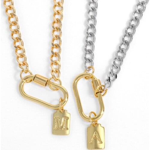 5Pcs Glamorous Pendant Necklaces Initial 26-Letter Letter Name Pendants Gold Delicate Necklaces For Women And Girls Jewelry Gift