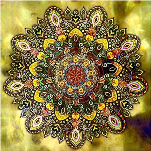 5d diamond painting mandala icon 3d diamond mosaic religious diamond embroidery sticker full square rhinestone home decoration