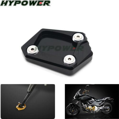 Aluminum CNC Foot Side Stand Extension Pad Support Plate For HONDA NC700S NC700X NC700D NC700 S X Integra 2012 2013 2014 2015