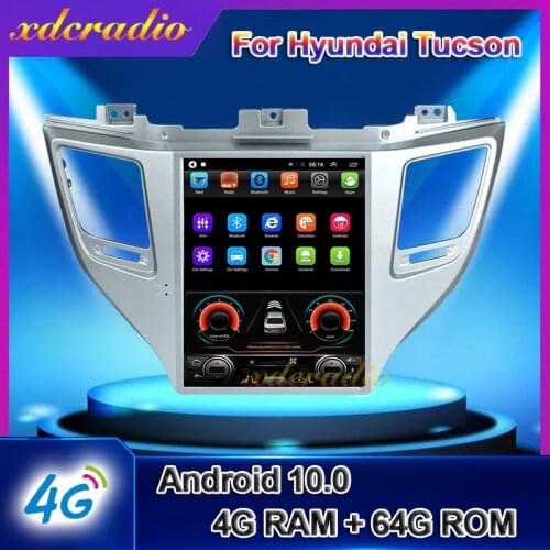 Xdcradio 10.4" Tesla Style Vertical Screen Android 9.0 For Hyundai Tucson Ix35 Car Radio Auto Dvd Multimedia Navigation 2015