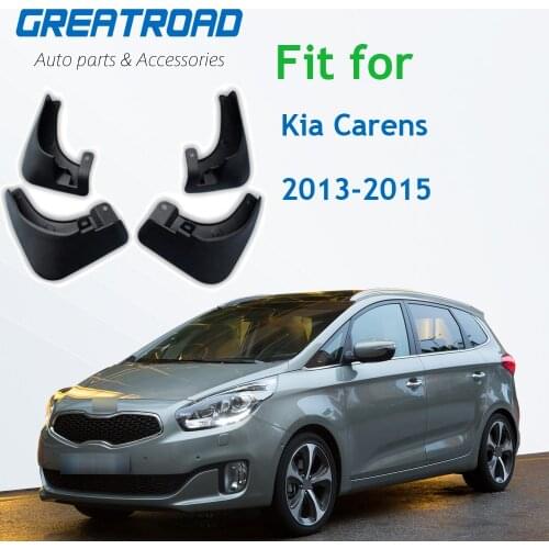 4pcs High Quality ABS Mudguard Splash Guards Fender Mud Flaps For Kia Carens 2013-2015