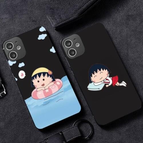 Chibi Maruko Phone Case for iPhone 12 11 mini pro XS MAX XR 8 7 6 6S Plus X 5S SE 2020