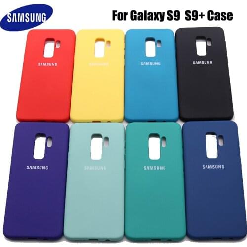 Samsung Galaxy S9 Plus Case Silky Soft-touch Liquid Silicone Case Style Shell Cover for Galaxy S9 S9+ Plus Full Protective