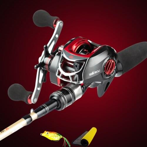 JIADIAONI 1.8-2.4M Telescopic Casting Spining Fishing Combo and Fishing Reel Line Lure Complete Fishing Tackle