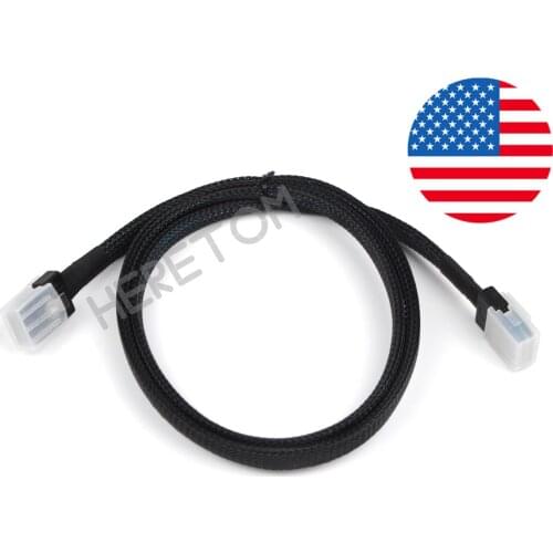 1M Internal Mini SAS 36Pin SFF-8087 to Mini SAS 36pin SFF-8087 Server Hard Disk Raid Data Cable For Controller to Backplane