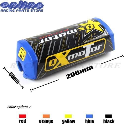 QXmotor Taper Handlebar Bar Pad Fat Chest Protector Cross Bar For 1-1/8 Handle Bar Motorcycle Dirt Bike Pit Bike