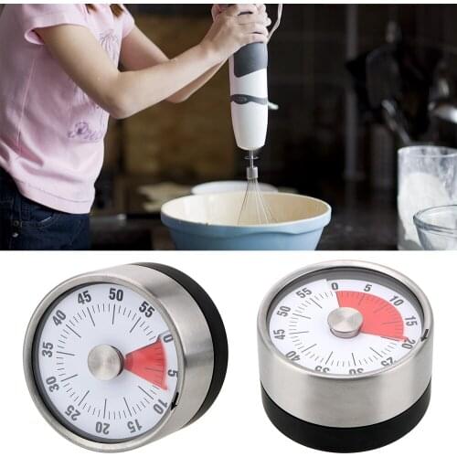 Kitchen Tools Magnet Round Shape Mechanical Cooking Timer 60 Minutes Kitchen Timer Time Reminder Countdown Alarm Reminder