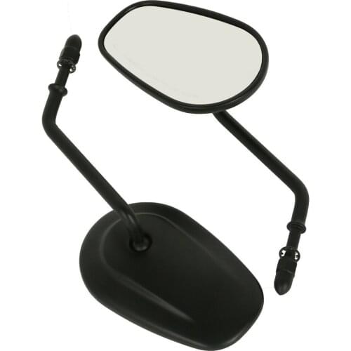 Matte Black 8mm Rearview Mirrors Fit For Harley Street 500 XG500 750 XG750 XL883 XL1200 Fat Boy S FLSTFBS