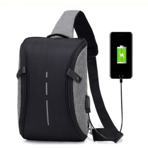 SOFIE Multifunction Crossbody Bags New Anti-thief Crossbody Bag Water Repellent Men Shoulder Bag 9.7 inch Ipad Fashion Chest Bag