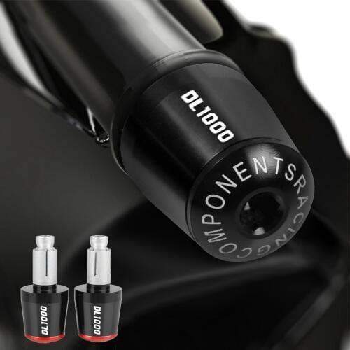 Motorcycle Accessories 7/8" 22MM Handlebar Hand Grips Handle Bar End Cap For SUZUKI DL1000 DL 1000 V-Strom 2013-2017 2014 2015