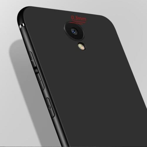 Soft TPU Case For Meizu M6 M711h Case Black Display Matte Skin Back Cover For Meizu Meizu M6 3gb 32gb Full Cover Phone Shell