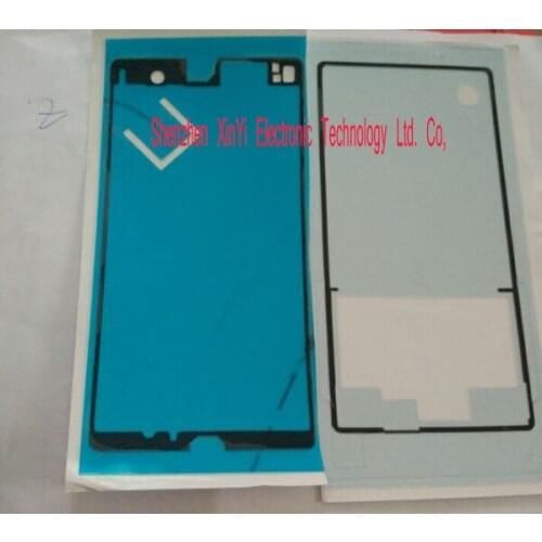 Wholesale 100set(200pcs)Front Frame+Battery Back Cover Housing Adhesive Glue Sticker Tape For Sony Xperia Z L36H C6603 Free Ship
