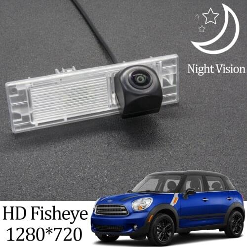 Owtosin HD 1280*720 Fisheye Rear View Camera For MINI Cooper R61 Paceman 2013 2014 2015 2016 Car Reverse Parking Accessories