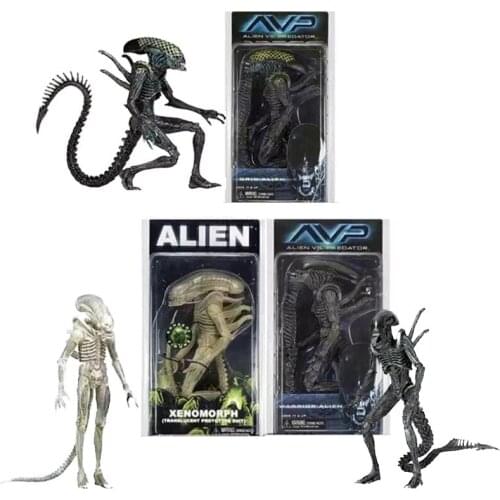 2pcs/set Original NECA Alien VS Predator Dutch and Linn Action Figure Toys Doll Gife