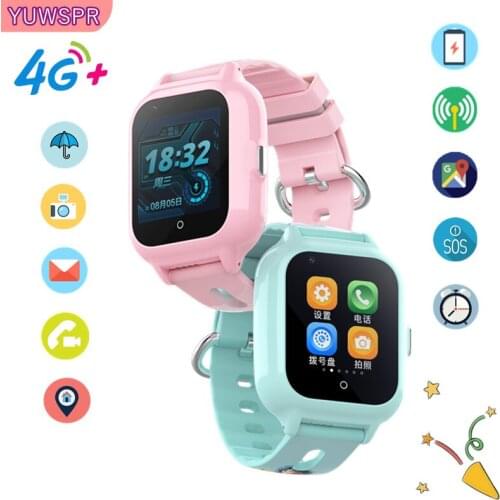 Childrens Smart Watch Card Video Call Smartwatch IP67 Waterproof SOS LBS WIFI Positioning Remote Camera For Android IOS Watches