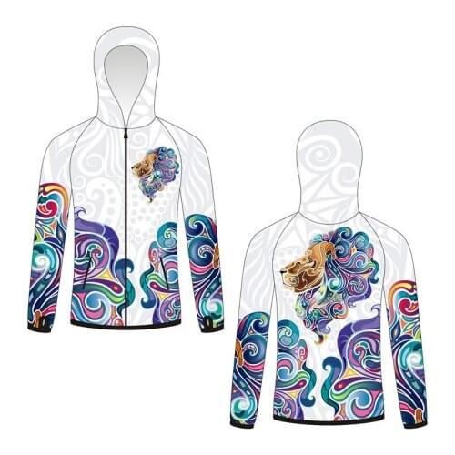 Outdoor Sunscreen Fishing Clothes Factory Wholesale Customized Men and Women Anti-mosquito Anti-insect Printable Logo Team Name