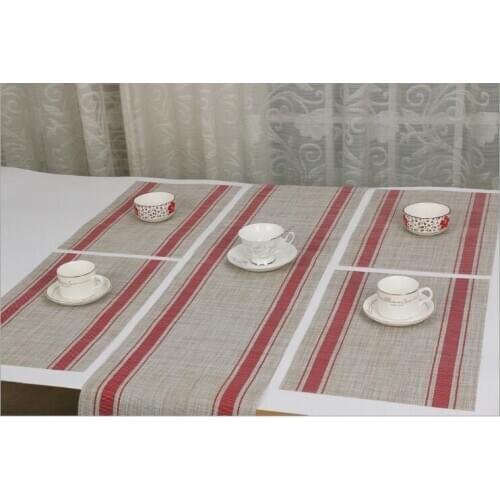 30 *150cm Classic European Table Mat Hotel Restaurant High-end Insulation Anti-skid Party Decoration Pad New Year Christmas Gift