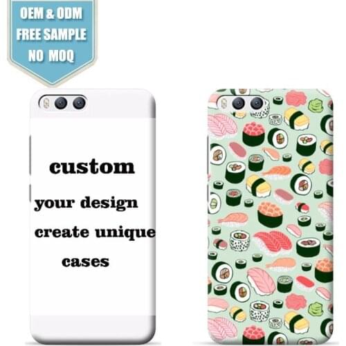 Delicious Food Custom 3d Phone Case for Xiaomi 6/6X/6 PLUS/8 For Xiaomi Series Full Wrap Printing Cases Drop ship support