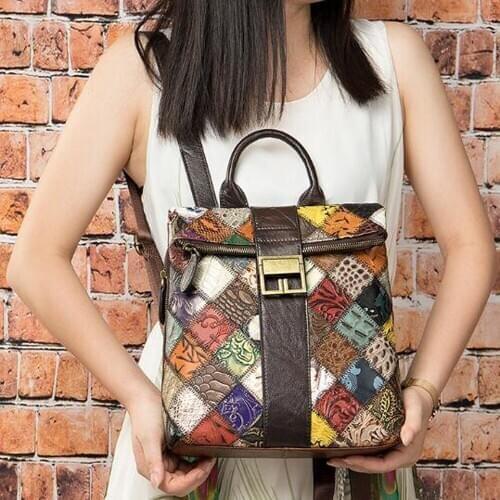 AOLAILUDI Women's Hard Backpacks