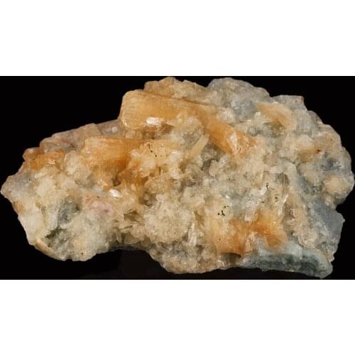 Apofilit and stilbit dekorluk mineral