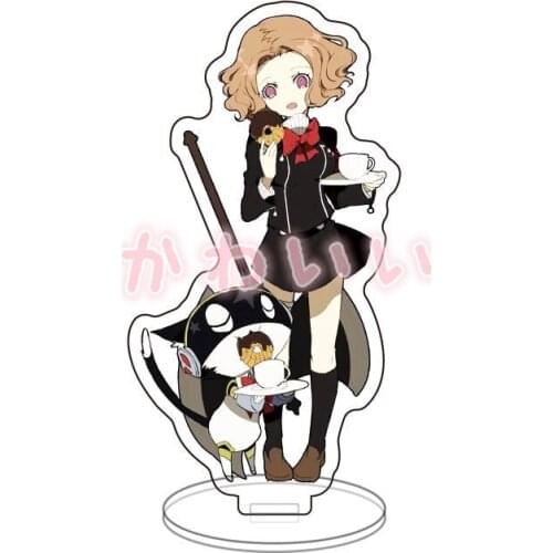 Anime Persona 5 Joker Mokoto Sakura Amamiy Ren cute Acrylic Stand Figure Keychain Collection Model Toy Gifts Cosplay