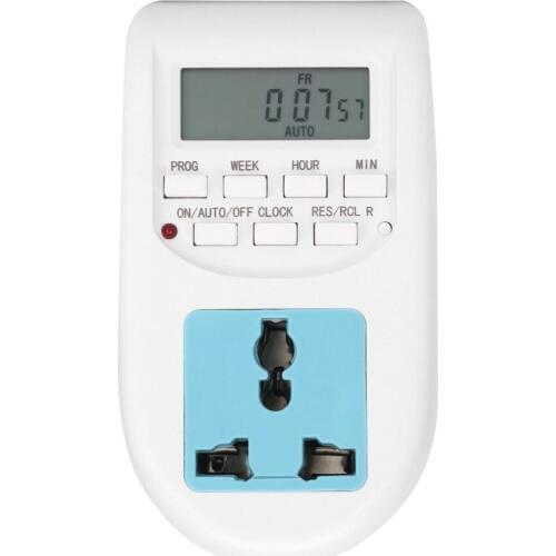 EU Plug New Energy Saving Timer Programmable Electronic Timer Socket Digital Timer Household Appliances For Home Devices