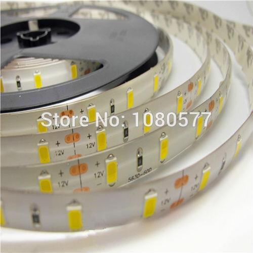 20m/lot SMD 5630 / 5730 Flexible Light Strip Waterproof LED Strip 60 led/m 300 LED 12V White Warm White Red Green Blue