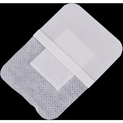 10 Pcs/lot 6*7cm Large Size Hypoallergenic Non-woven Medical Adhesive Wound Dressing Band aid Bandage Large Wound First Aid