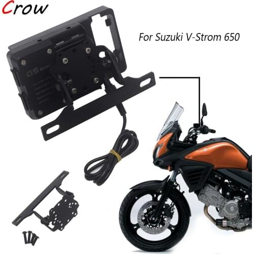 FOR SUZUKI VSTROM 650 2004-2011 Windscren Bracket Mount Smartphone GPS Holder Navigation bracket V-Strom 650 DL650 DL 650