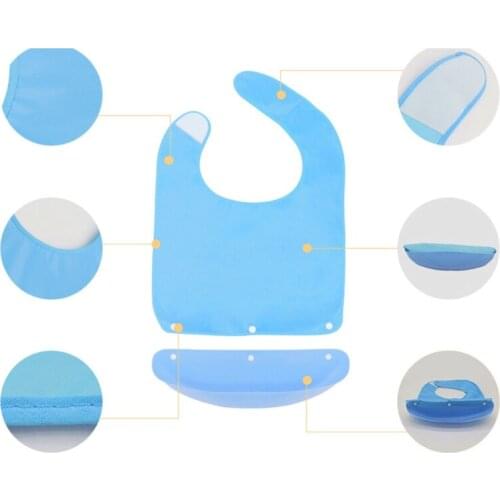 Middle-Aged and Elderly Large Eating Bib Waterproof and Leak-Proof Adult Bib