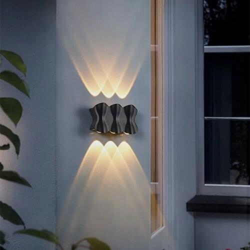 Nordic LED wall lamps Aluminum Waterproof indoor/outdoor wall lights for Home/Porch/Garden /Bathroom light led luminaire 4W/6W/8