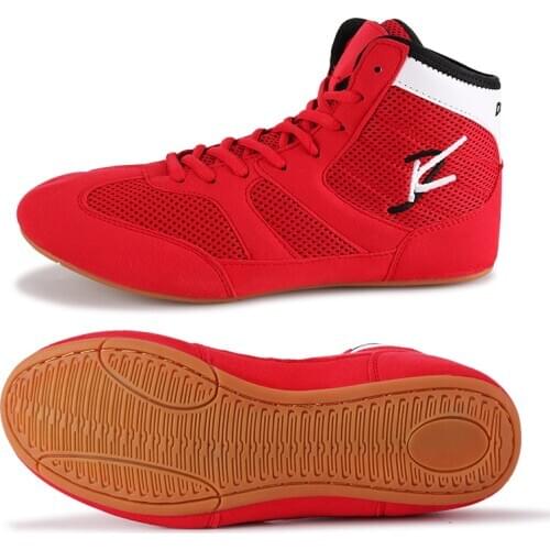 New Wrestling Shoes Big Size 35-46 Breathable Boxing Shoes Men Light Weight Wrestling Sneakers Quality Boxing Footwear Male