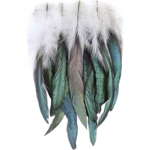 50Pcs/Lot Natural Color Rooster Feathers 6-8 Inch/15-20 CM Pheasant Chicken Feather for Crafts Jewelry Earring Making Plumes
