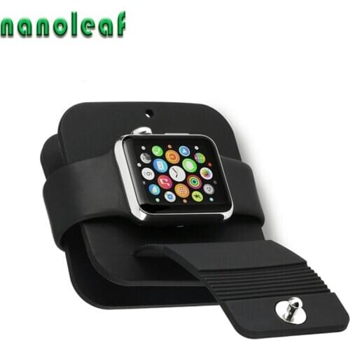 For Apple Watch 3/4/5 Base Silicone Charging Cable Winder Stand Dock Cable Holder Wallet for iwatch Series 38MM/40MM 42MM/44MM