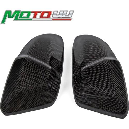Carbon Fiber Motorcycle Tank Sliders Protectors Side Tank Covers Gloss For BMW S1000RR S1000 RR 2009 2010 2011 2012 2013 2014