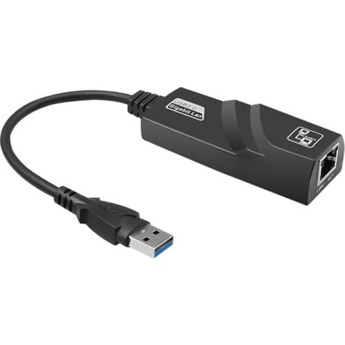 USB3.0 to RJ45 USB 3.0 to Gigabit Ethernet RJ45 LAN (10 / 100 / 1000) Mbps network adapter win8 / 10 plug and play
