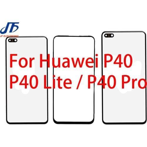 10pcs Glass LCD Front Outer Lens For Huawei P40 P30 PRO Mate 30pro 20pro Fiadx NEX3 honor lite Touch Glass Replacement