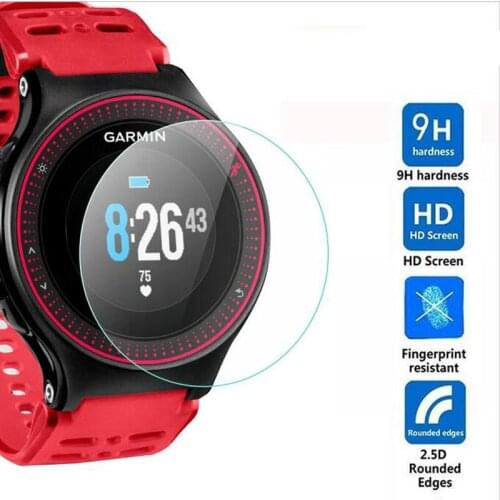 Ultra Clear Tempered Glass Protective Film Guard For Garmin Forerunner 225 Smart Watch Toughened Display Screen Protector Cover