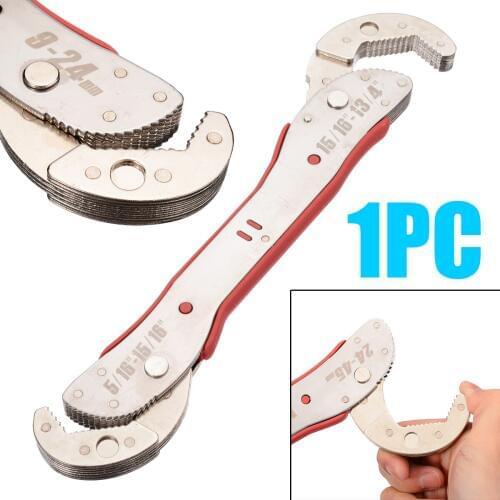 Multi High-carbon Steel Wrench Magic Purpose Spanner 9-45mm Self-Adjustable Quick Universal Home Repair Hand Tool