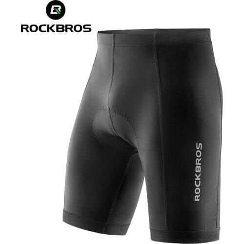 ROCKBROS Summer Cycling Shorts Breathable Bicycle Shorts Tights MTB Road Sport Bike Trousers Shockproof Sponge Pad Bike Shorts