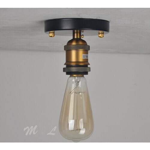 Vintage Industrial Ceiling Lights Minimalist Metal Ceiling Lighting Stair Loft Hanging Ceiling Lamps for Kitchen Living Room E27