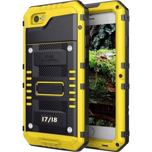 Waterproof Case for iPhone 7 Heavy Duty Military Grade Armor Metal Case, Full Body Protective Rugged Shockproof iPhone 8 case