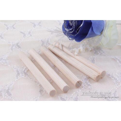Yinfente 5 PCS 4/4 Violin Sound Post Fine Spruce Laser cut Full size violin accessory parts #710