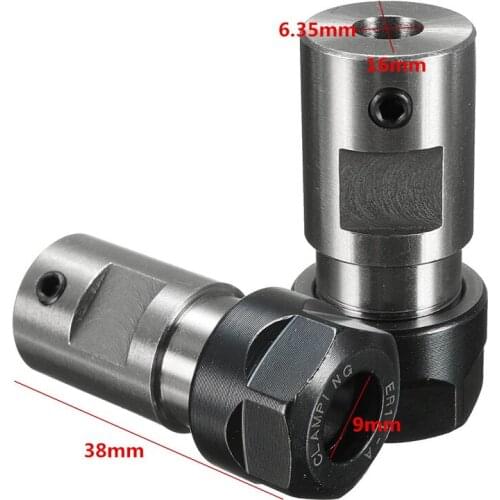 1/4 Inch 6.35mm ER11-A Collet Chuck Holder Motor Shaft Tool Holder Extension Rod