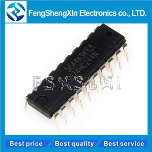 10pcs/lot New original 74HC244N SN74HC244N 74HC244 SN74HC244 DIP-20 OCTAL BUFFERS AND LINE DRIVERS WITH 3-STATE OUTPUTS IC
