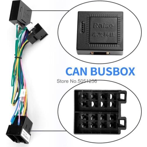 16-pin Car Android Stereo Wiring Harness For Citroen C-QUATR/C-4 Low Trim Level (10~18) Low Trim With CANbus