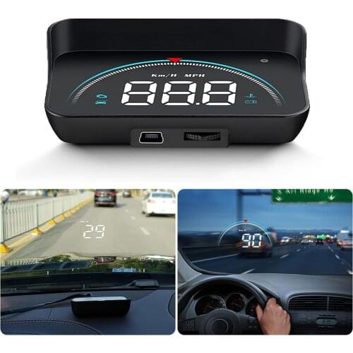 35% Hot Sales!!! 3.5 Inch Head-up Display Multifunction Overspeed Warning System Portable HUD Projector for Car