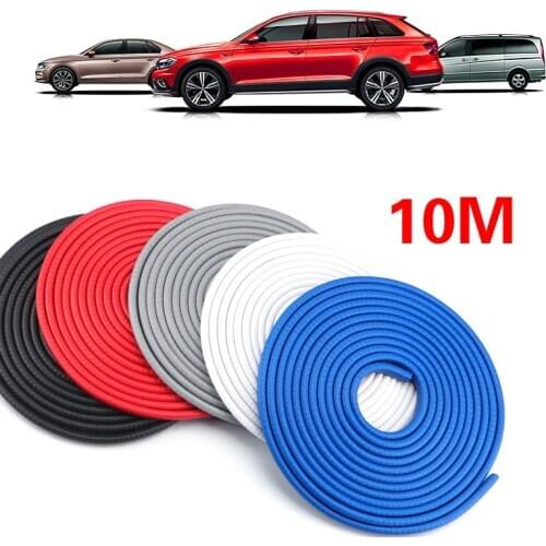 Car Seal Strip Rubber Weatherstrip Car Door Edge Rubber Sealant U Pillar Protection Stickers Noise Insulation Car Sealed strips